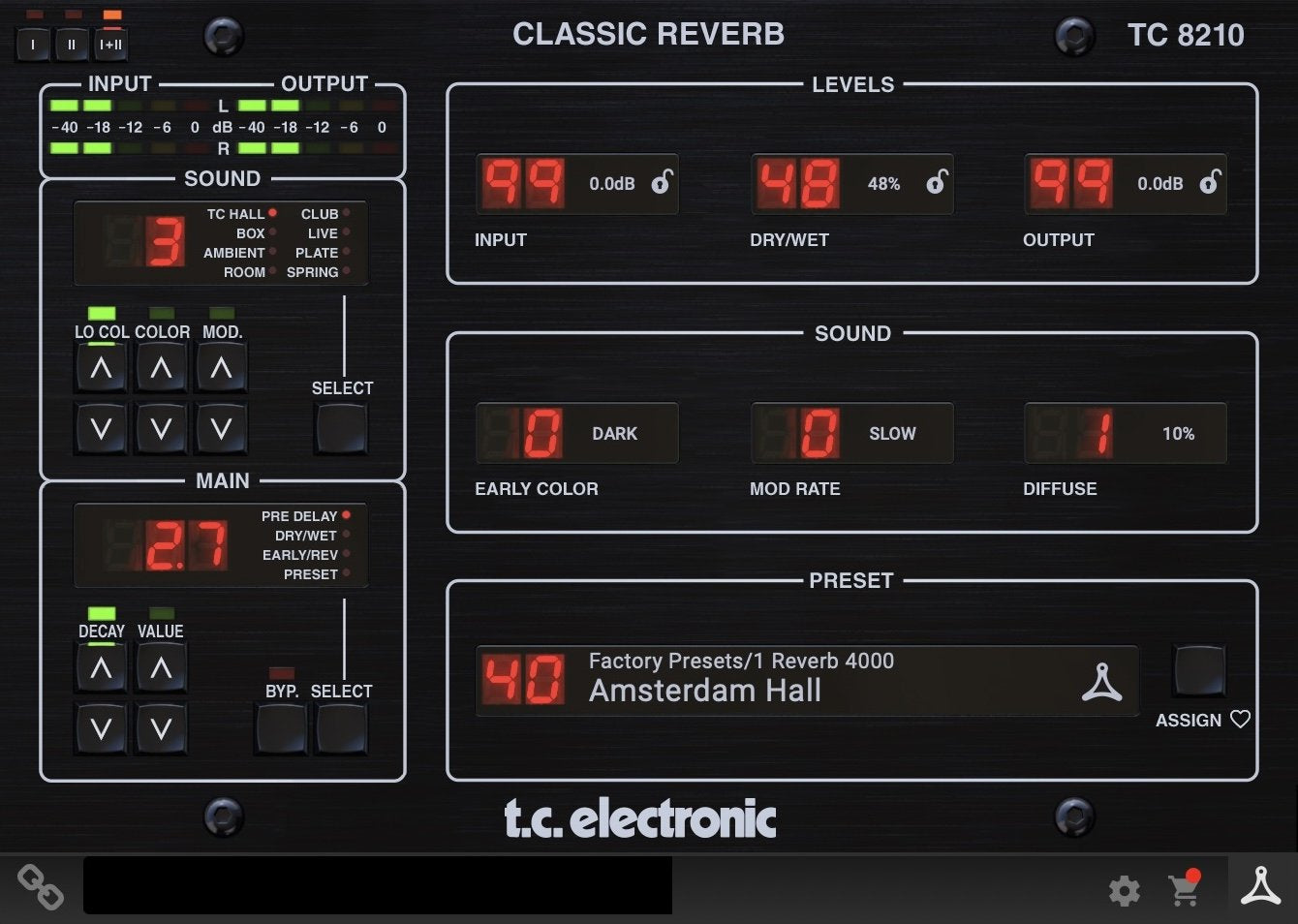 TC 8210 Classic Mixing Reverb